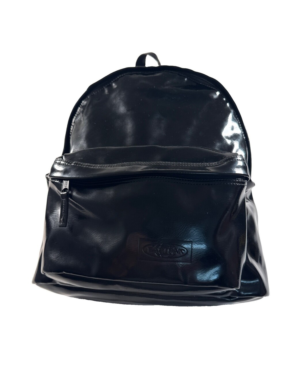 Eastpak Womens Backpack Black Vinyl Pre Owned Very Clean In And Out